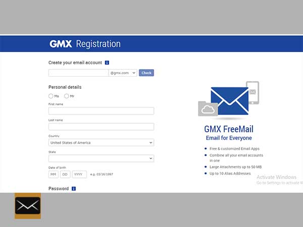 Sign gmx up email GMX Mail