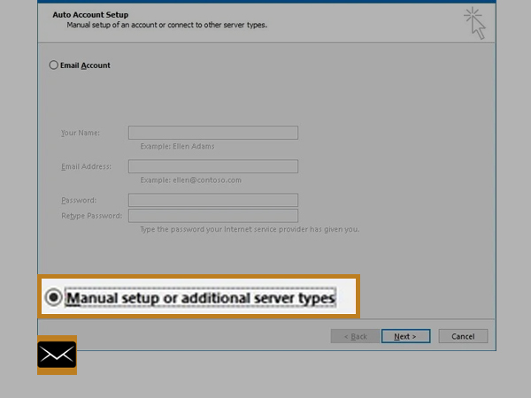 “Manual setup or additional server types”