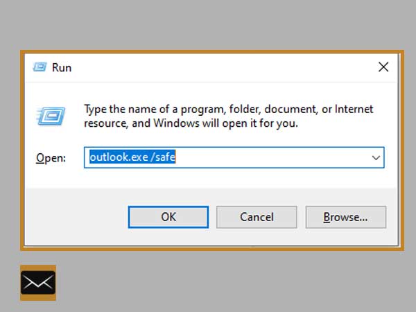 Outlook in safe mode