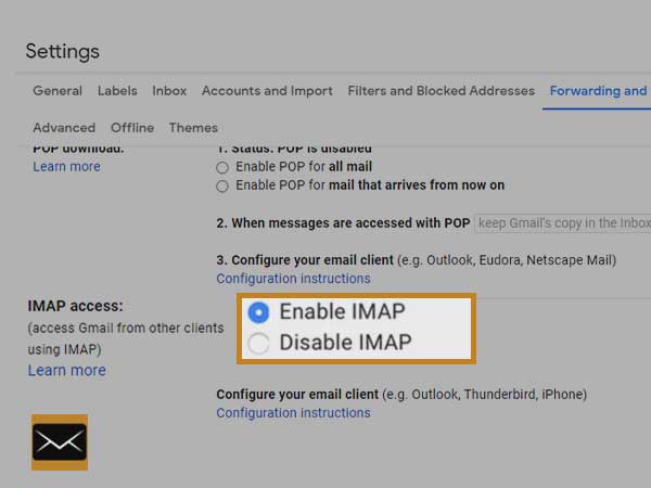 Gmail IMAP Access