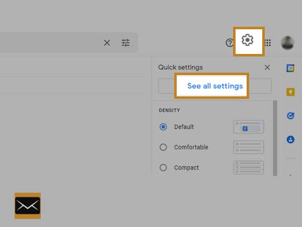 Gmail see all settings