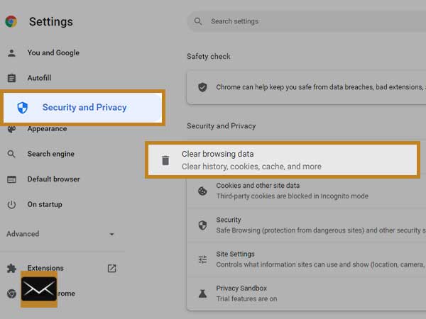 Google Chrome Security and privacy