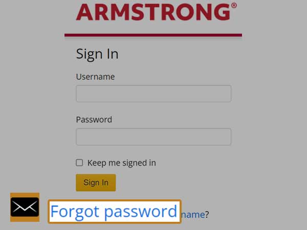 Armstrong sign in page