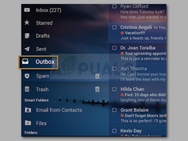 Outbox Folder