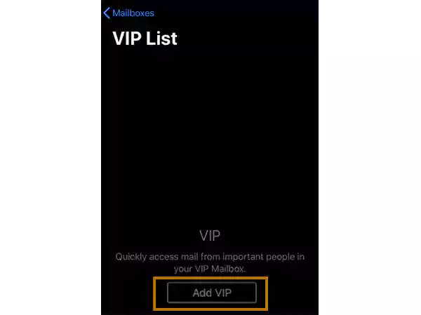 Tap on Add VIP